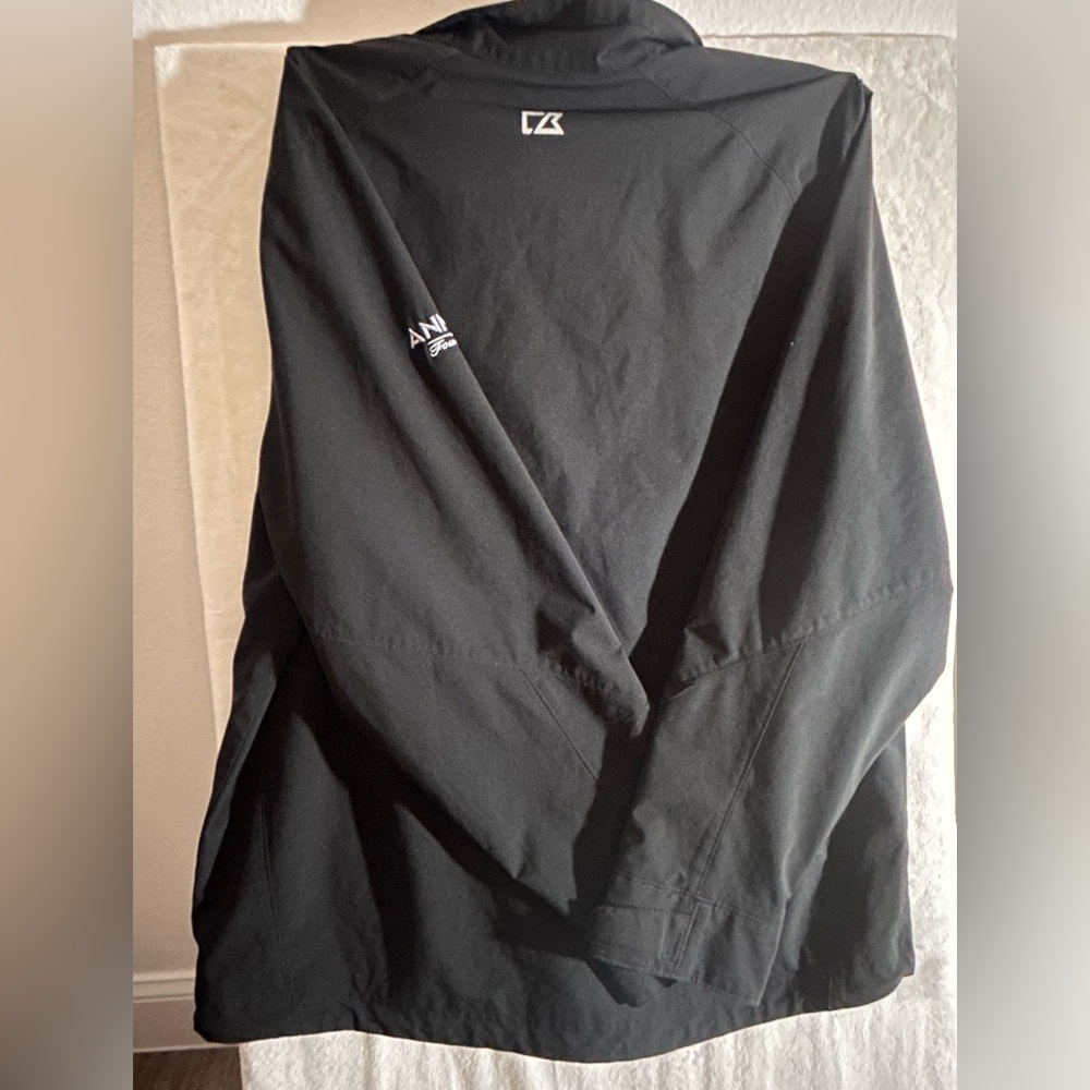 CUTTER & BUCK| Men’s CB WeatherTec Pullover Jacket|Black| Large